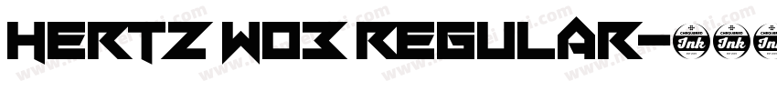 Hertz W03 Regular字体转换